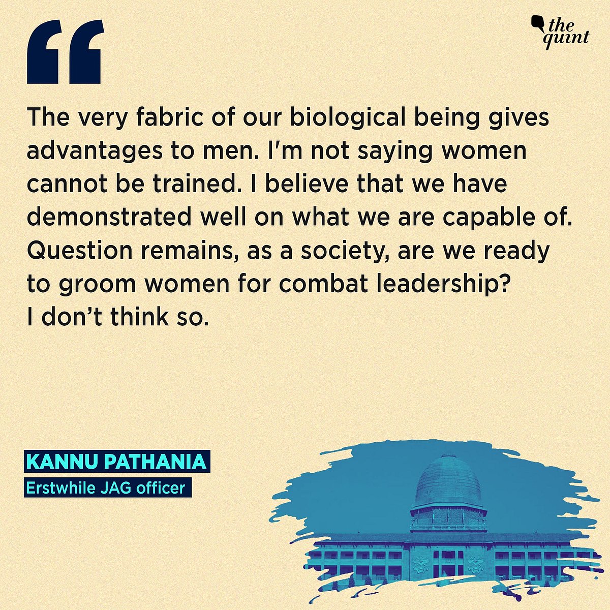 Women Not Allowed to Join NDA – What Difference Does It Make?