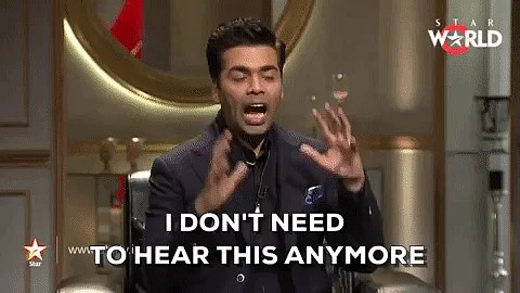 Every desi parent when their kid says, “I want a simple wedding.”