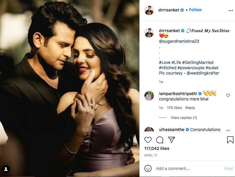 'Kapil Sharma Show' Stars Sugandha & Sanket Bhosale Tie the Knot