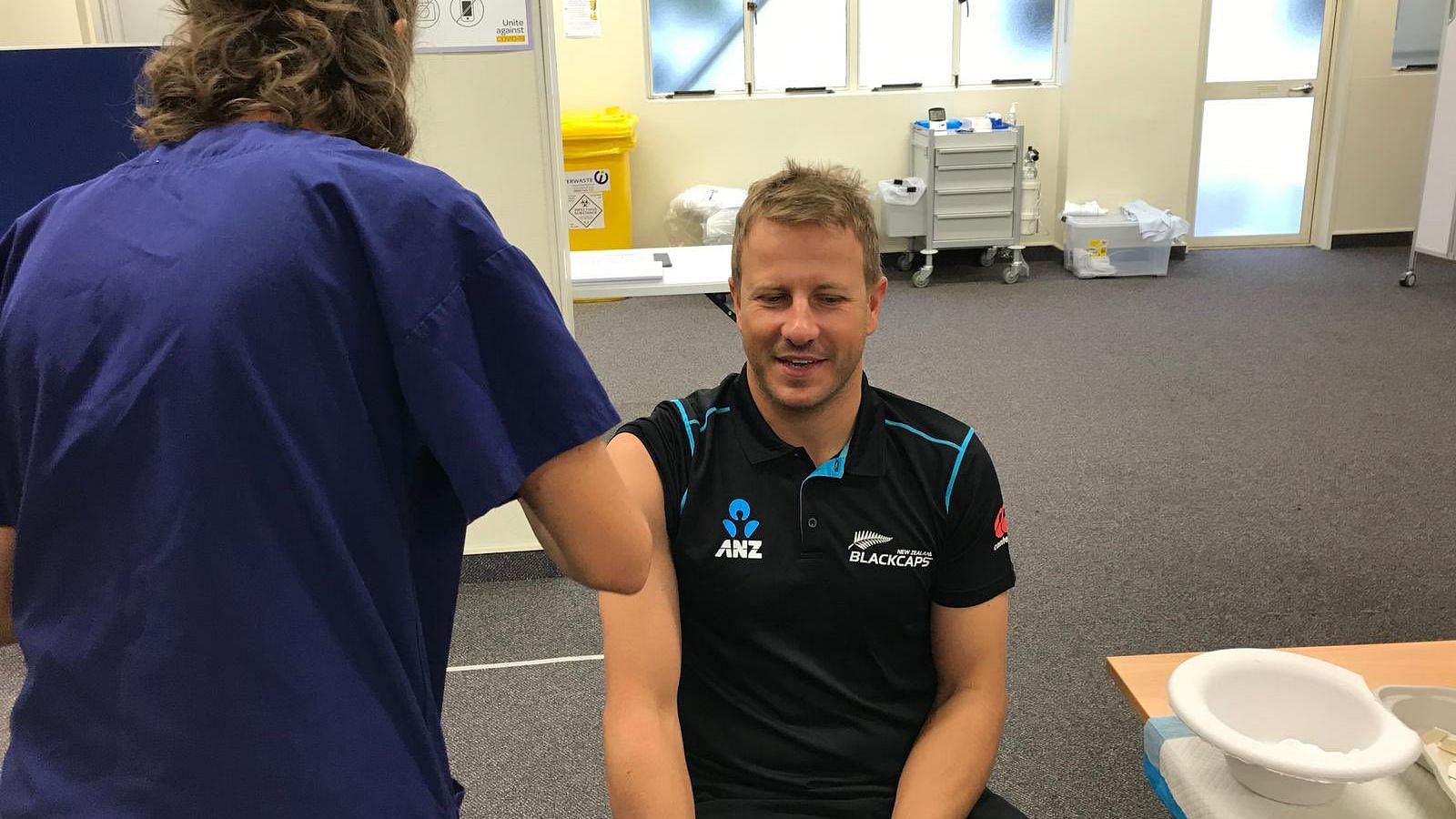 New Zealand vaccinated all players before they departed for the England tour.