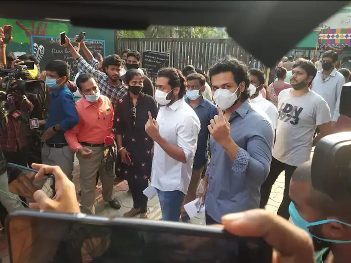 From Vijay on a Cycle to Superstar Rajini, Celebs Cast Vote In TN