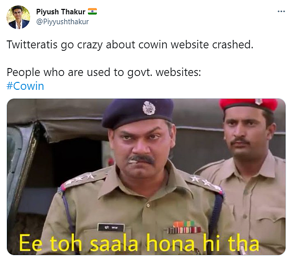 Memes Galore as CoWin Site Crashes After Registration Begins