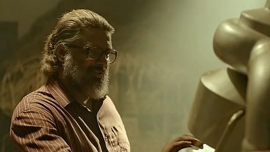 Actor Madhavan as Nambi Narayanan in the movie <i>Rocketry</i>.