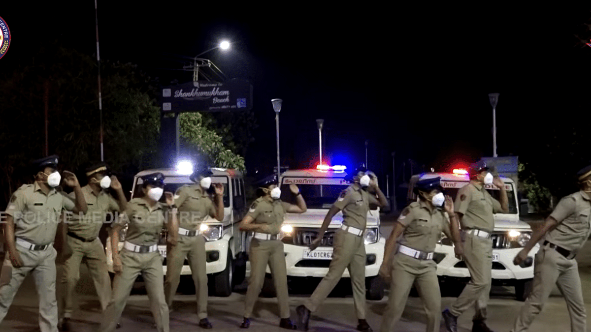 Kerala Police Groove on Enjoy Enjaami to Create COVID19 Awareness