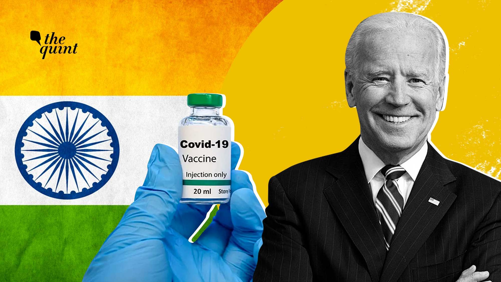 The United States is delivering supplies worth over USD 100 million to help India combat the second wave of the pandemic. Image of US President Biden used for representational purposes.