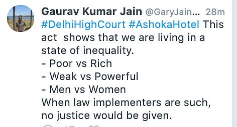 A user points out that ‘inequality’ had been highlighted by the HC’s decision. 