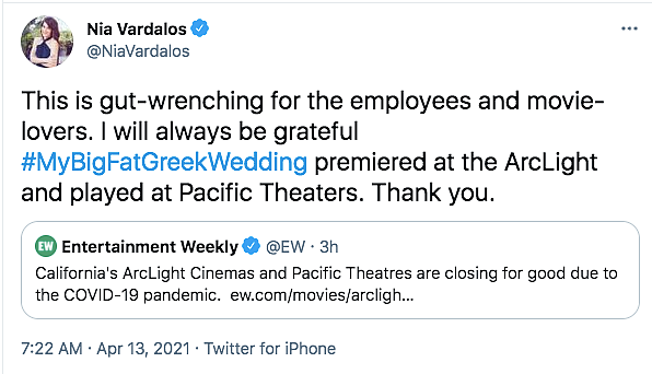 ArcLight Cinemas & Pacific Theatres in the US to Close For Good