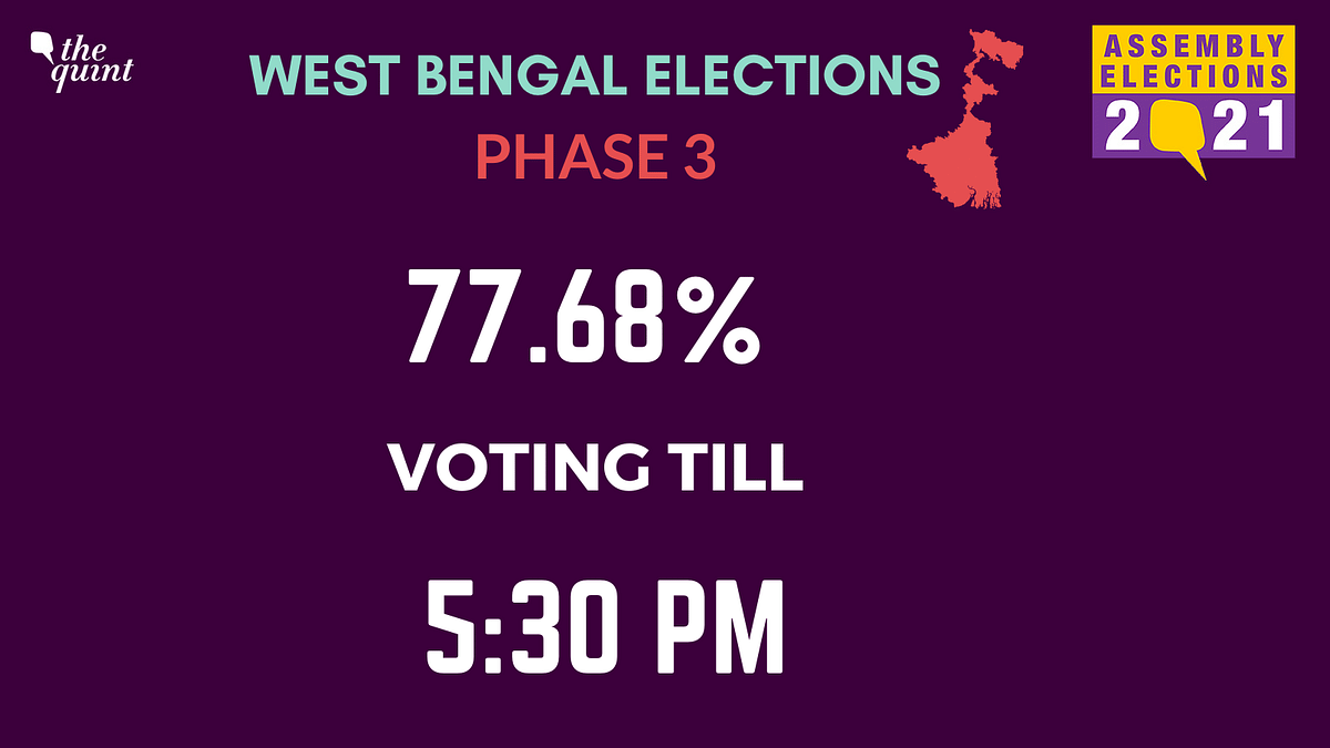 Ballots were cast in 31 seats spread across three districts —  South 24 Parganas, Howrah, and Hooghly.