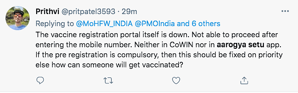 Nearly 1.33 Crore Register on CoWIN for COVID Vaccination on Day 1