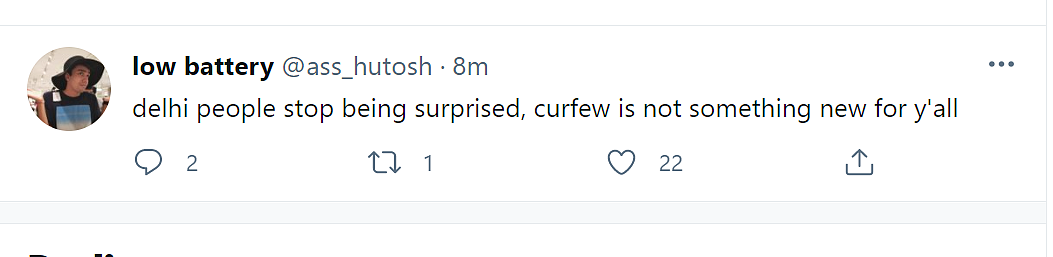 Delhi Just Announced a Night Curfew and Twitter Is SO Not for It
