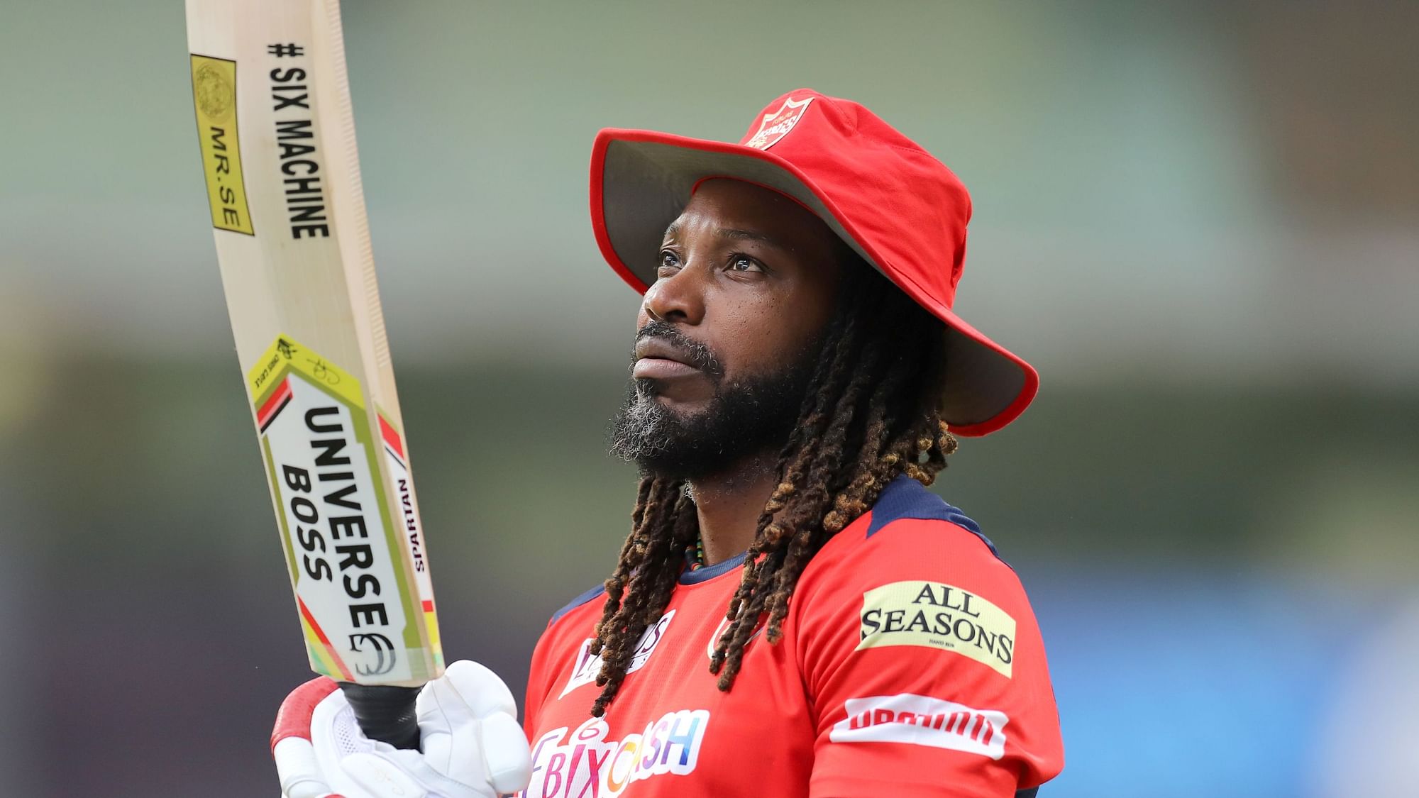 Chris Gayle becomes the first player to hit 350 sixes in IPL history.