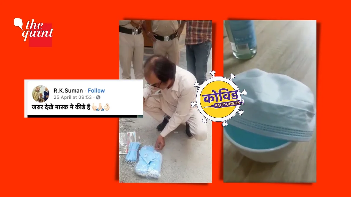 COVID-19: Those Are Fibre Threads, Not Worms in Your Face Masks