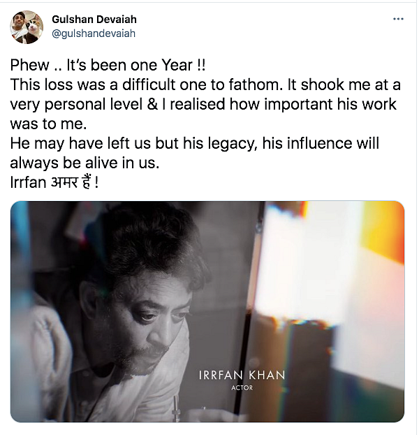 Celebrating You Everyday: Bollywood Remembers Irrfan Khan