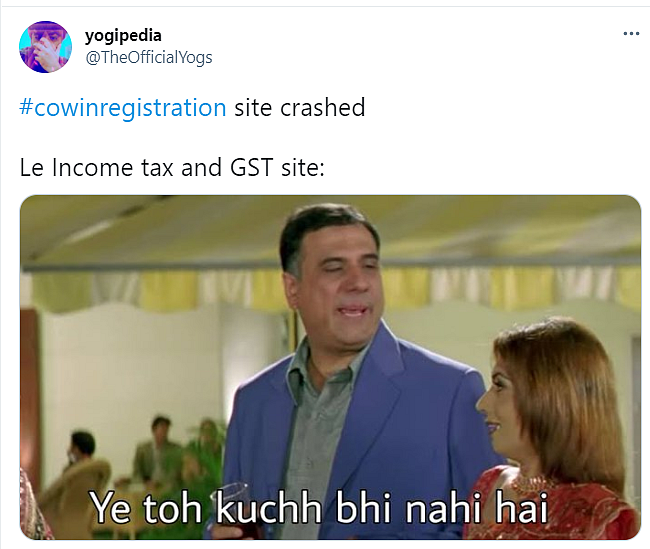 Memes Galore as CoWin Site Crashes After Registration Begins