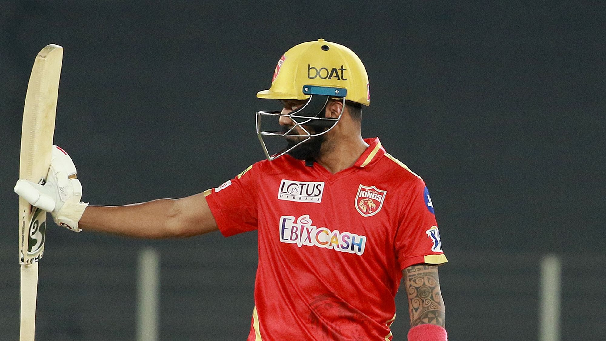 KL Rahul remained unbeaten on 91 off 57 deliveries as he helped Punjab Kings post 179/5 against Royal Challengers Bangalore.
