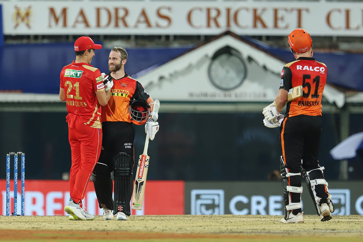 Kane Williamson played his first IPL 2021 match on Wednesday, against Punjab Kings.