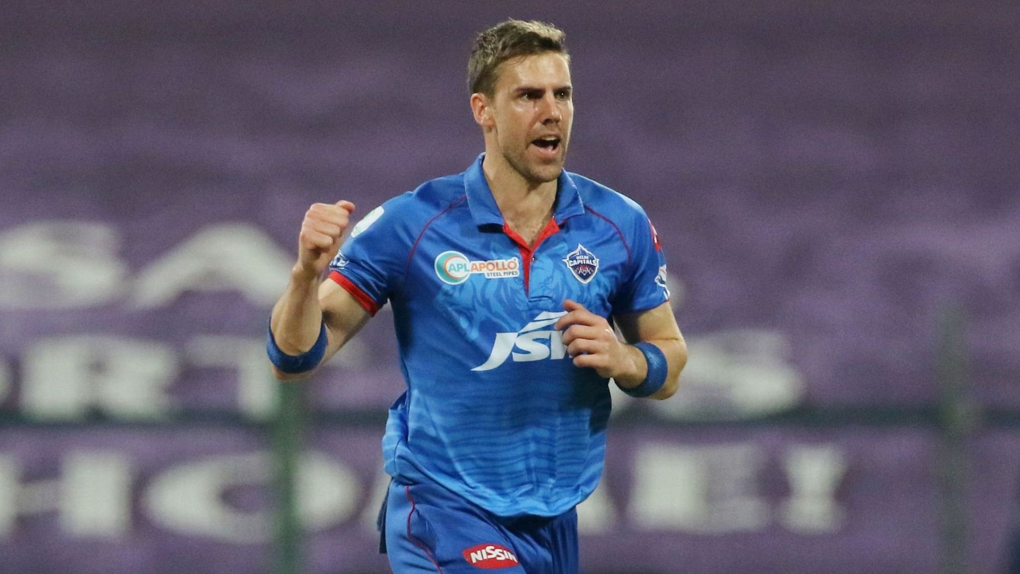 Anrich Nortje had been one of the standout performers for the Delhi Capitals in IPL 2020