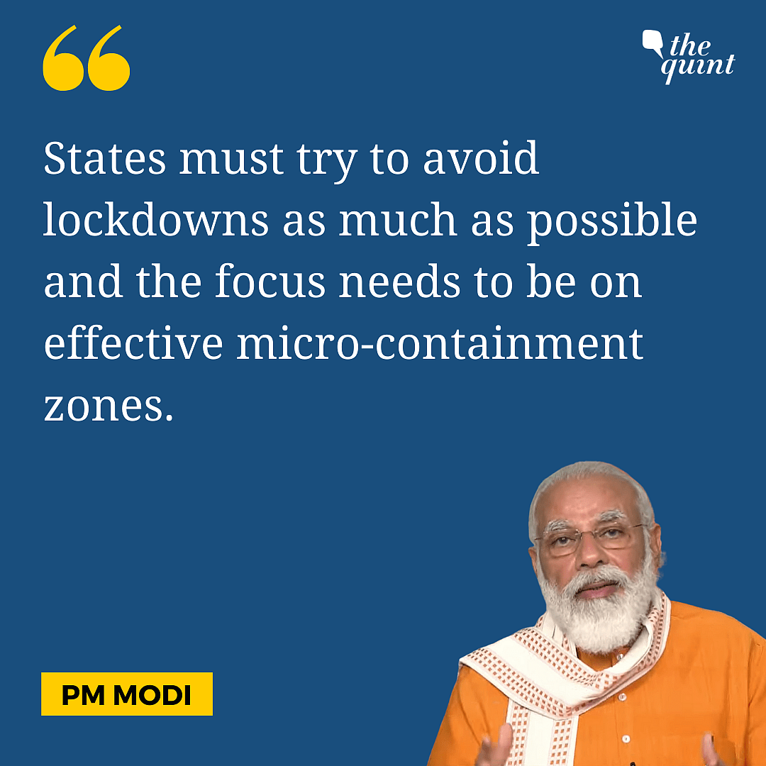 COVID: PM Modi Urges States to Avoid Lockdown in National Address