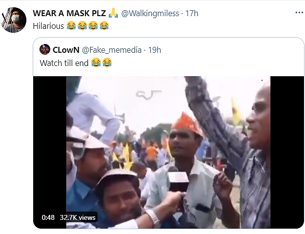 Man Claims Standing In Sun Cures Corona, Gets Trolled By Netizens