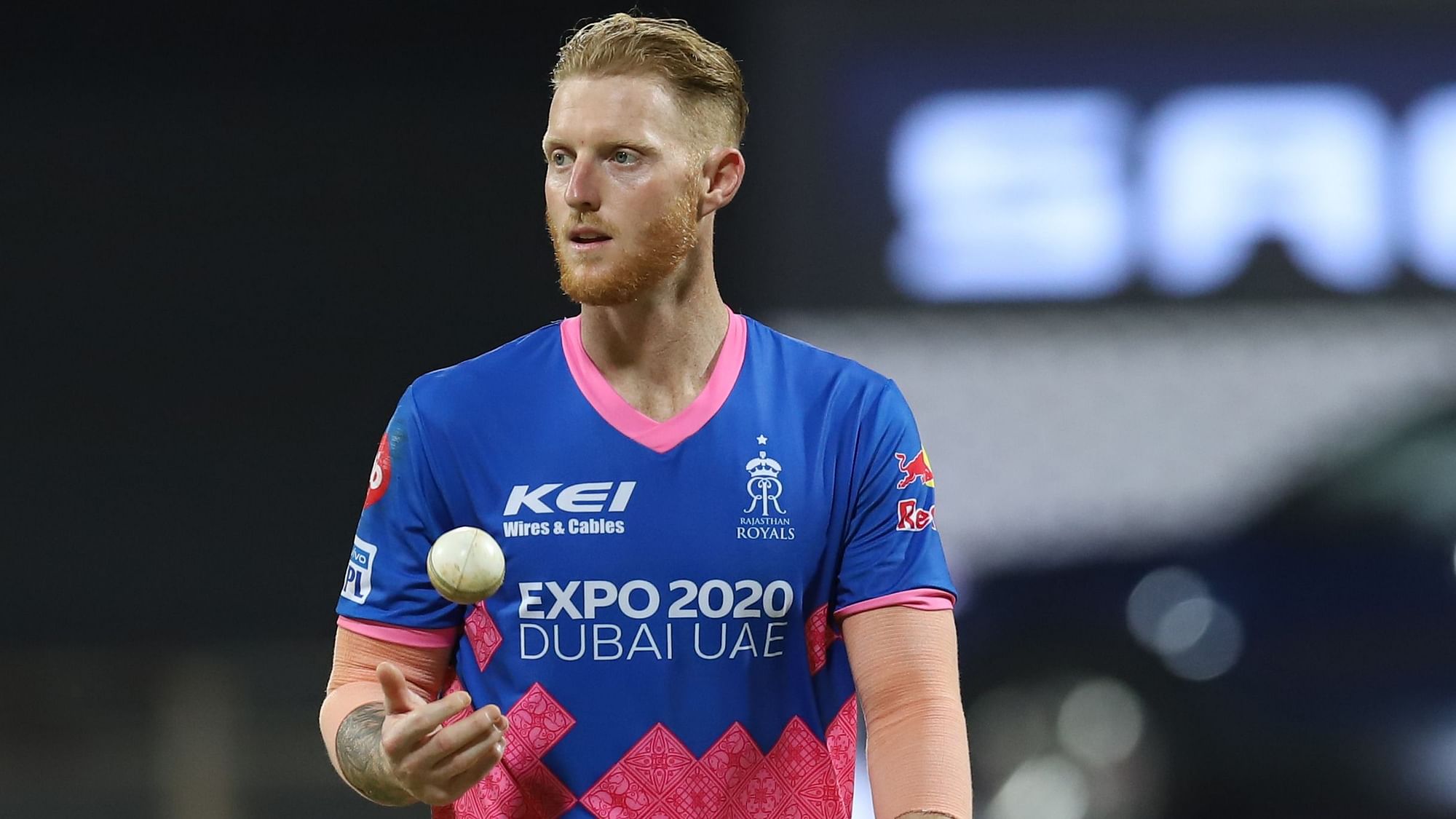 Ben Stokes suffered an injury in the opening game for Rajasthan Royals in IPL 2021 against Punjab Kings.