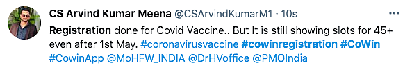 Nearly 1.33 Crore Register on CoWIN for COVID Vaccination on Day 1