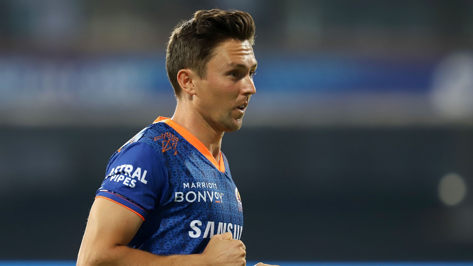 Trent Boult during a training session.&nbsp;