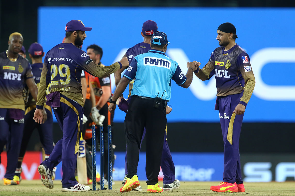 KKR captain Eoin Morgan praised his players after the team’s 10 run victory over SRH on Sunday night.