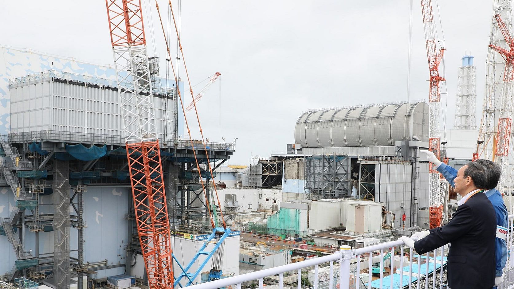 Prime Minister Suga inspecting TEPCO’s Fukushima Daiichi Nuclear Power Station