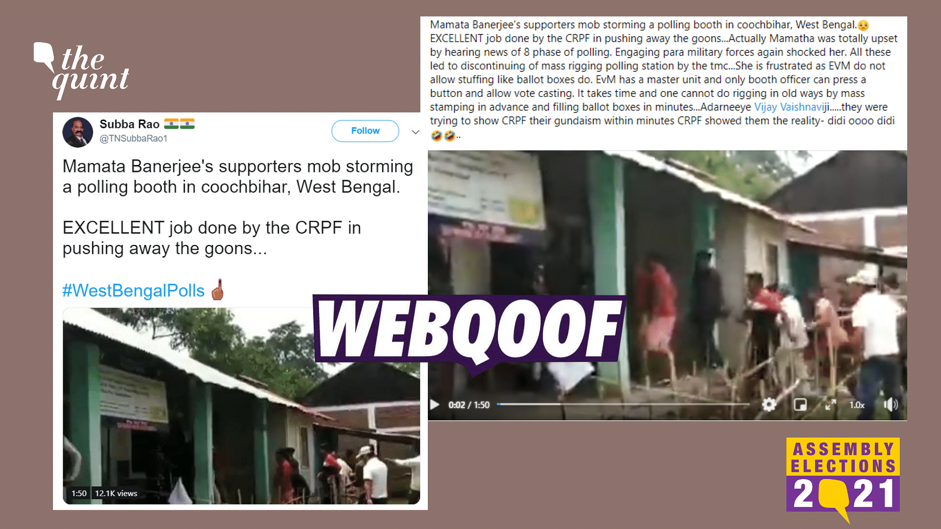 Fact-Check of West Bengal Assembly Elections | We found that the video was actually form a 2019 incident that occurred at a polling station in Manipur.