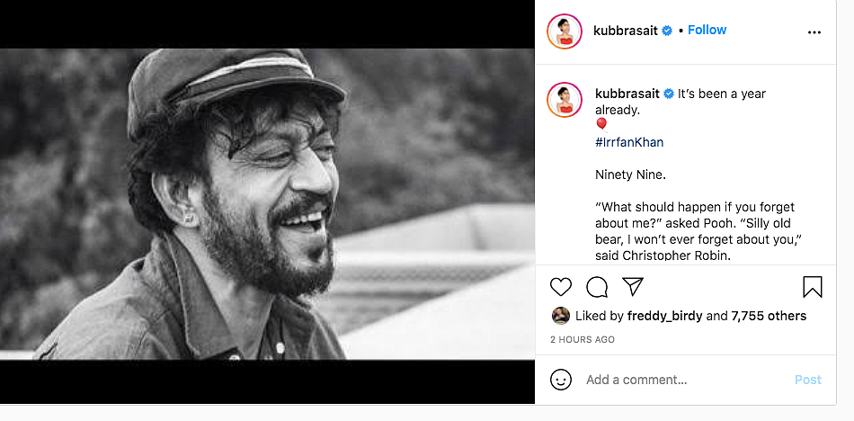 Celebrating You Everyday: Bollywood Remembers Irrfan Khan