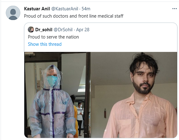 Find Out Why This Doctor's After-Duty Picture Is Going Viral