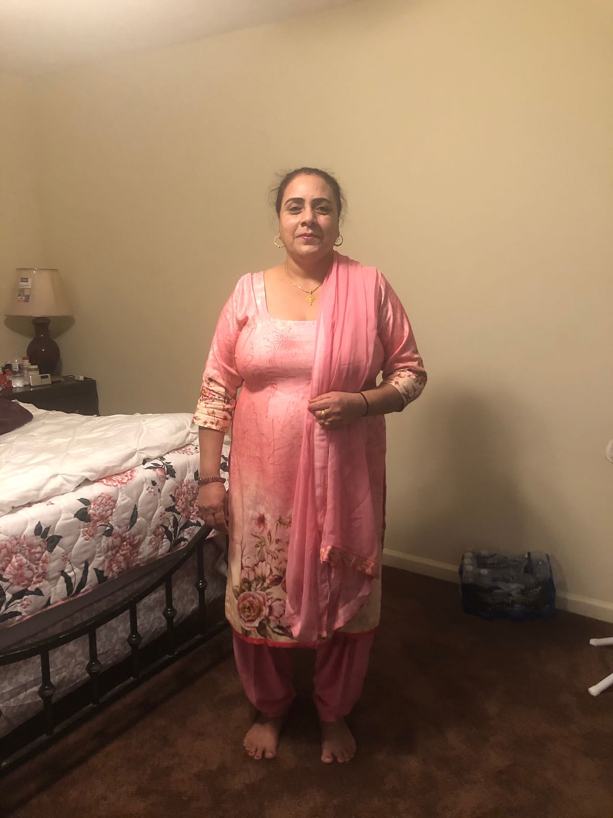 Lakhwinder Kaur narrowly escaped the bullets fired at Indianapolis’s FedEx Center on the night of 15 April. 
