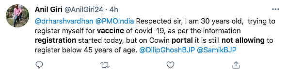 Phase-3 Vaccine Registration Begins Today, But Not Without Hiccups