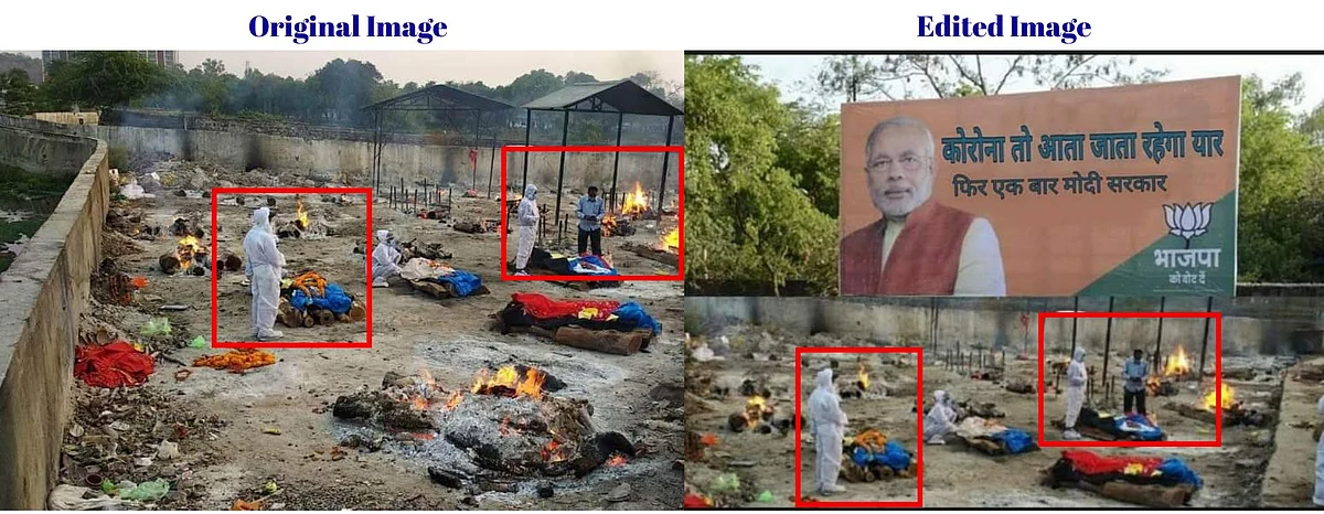 Image of Bhopal’s Crematorium Ground Shared as ‘BJP-led Gujarat’