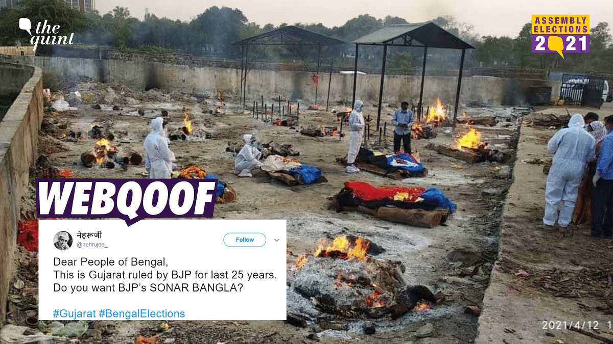 Image of Bhopal’s Crematorium Ground Shared as ‘BJP-led Gujarat’