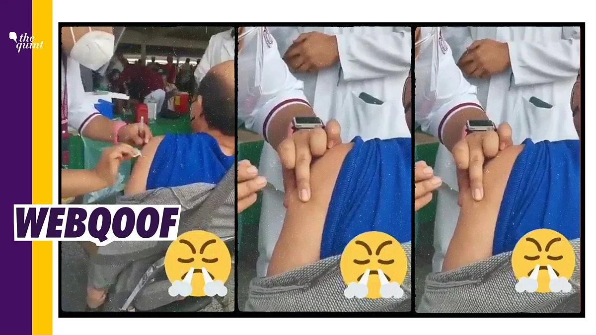 Video of Nurse ‘Faking’ Vaccine Jab is From Mexico, Not India