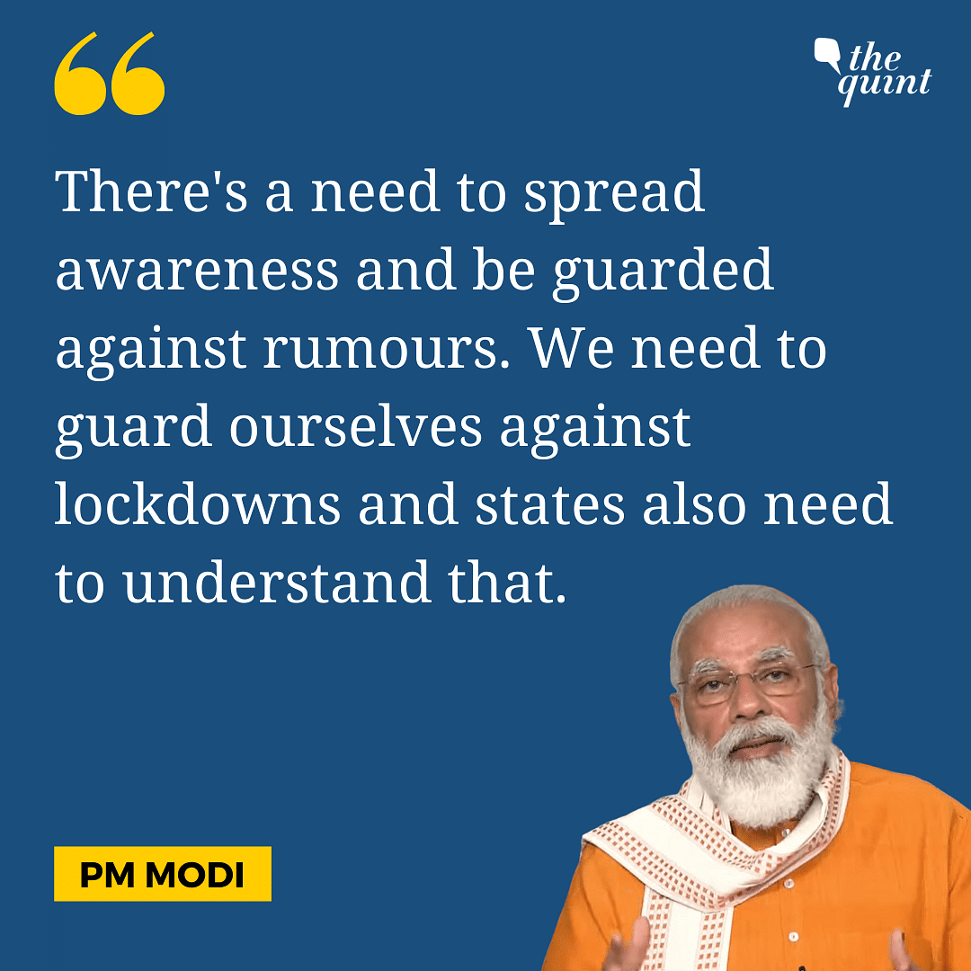 PM Modi’s address came amid a sharp surge in COVID-19 cases.