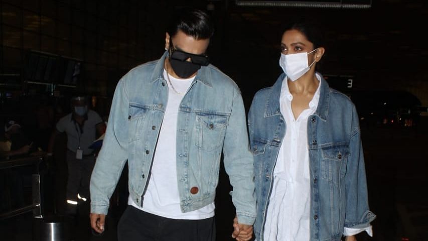 <div class="paragraphs"><p>Deepika Padukone and Ranveer Singh clicked at the airport.</p></div>