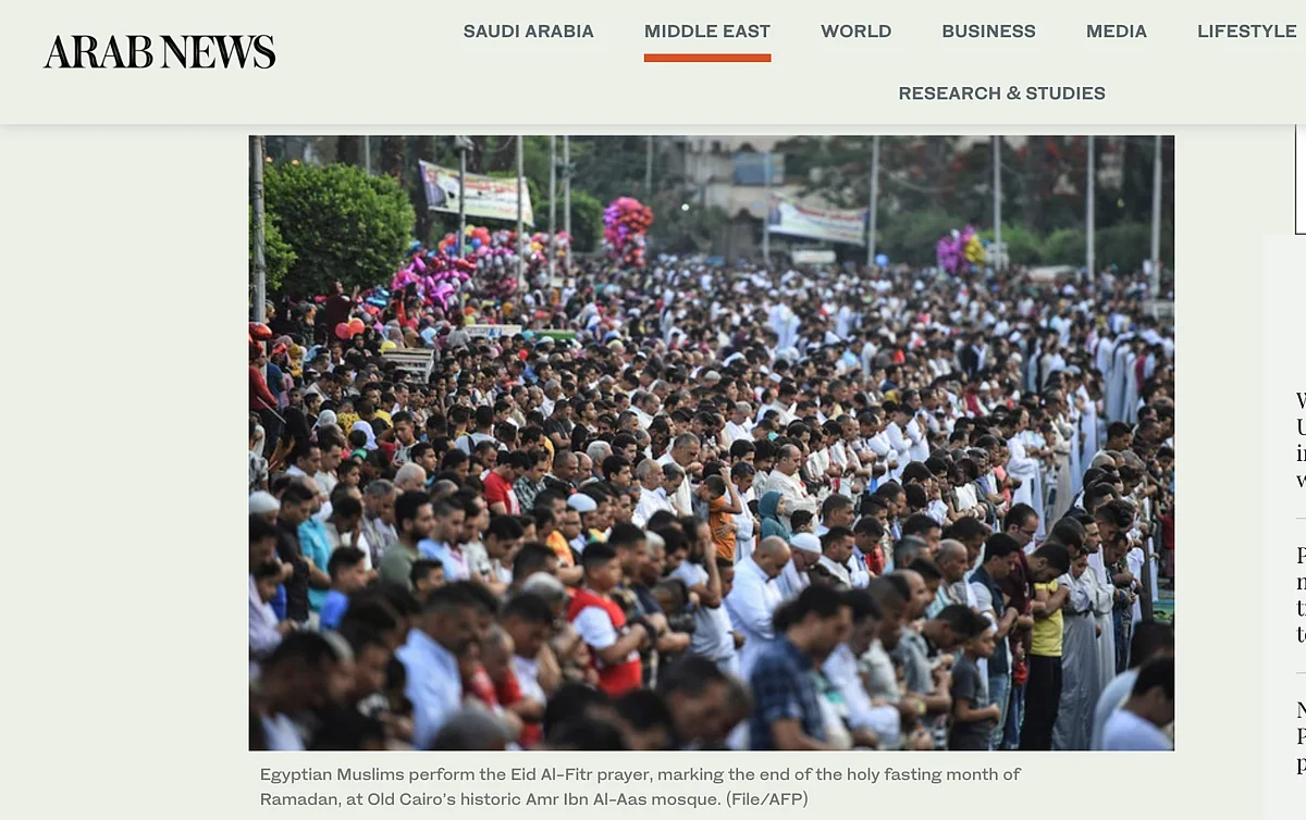 Images From UK, Indonesia Passed off as Ramadan Crowd in India