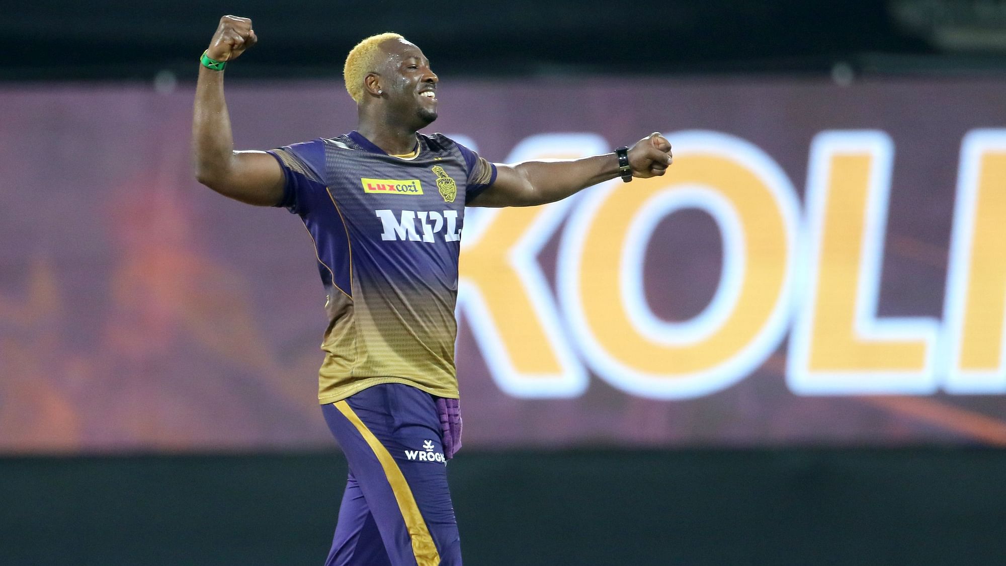 Andre Russell picked 5/15 against Mumbai Indians&nbsp;