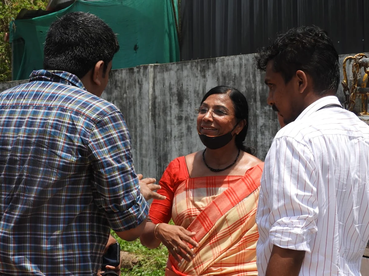 Daleema Jojo, CPI(M) candidate from Aroor. 