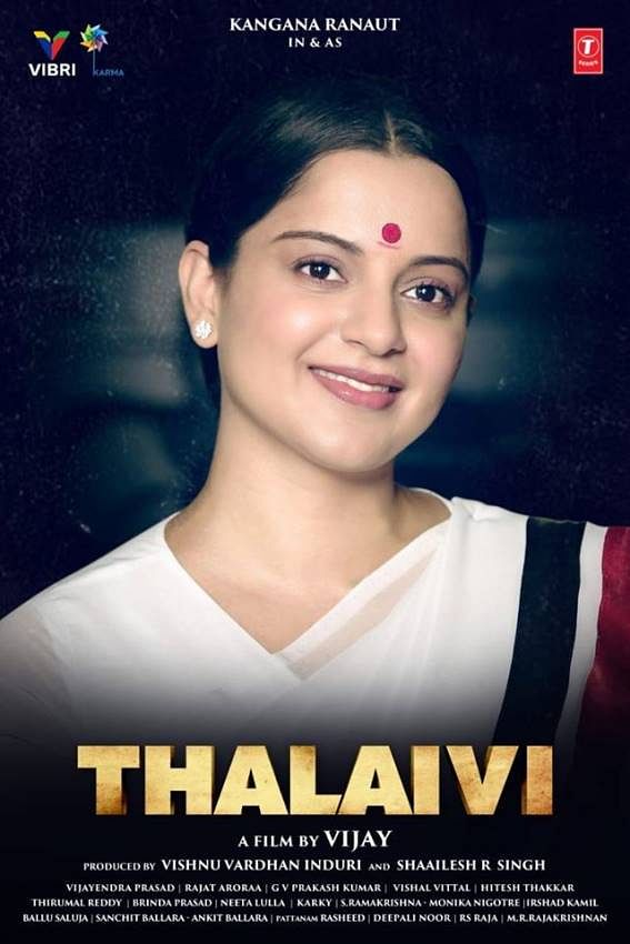 <i>Thalaivi’s</i> official poster.