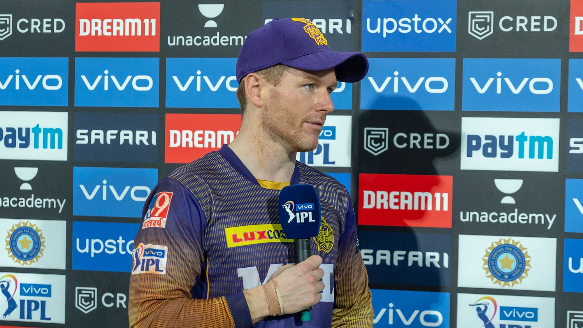 KKR captain Eoin Morgan praised his players after the team’s 10 run victory over SRH on Sunday night.
