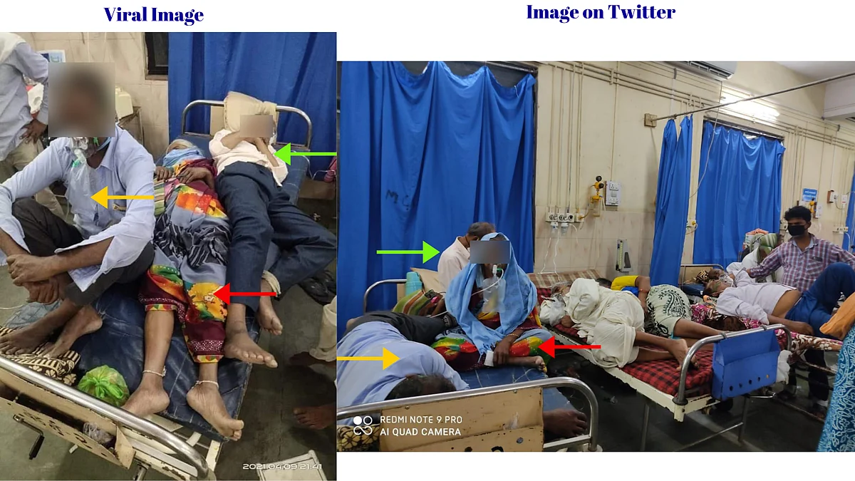 Image of Overcrowded Nagpur Hospital Shared as ‘Gujarat Model’