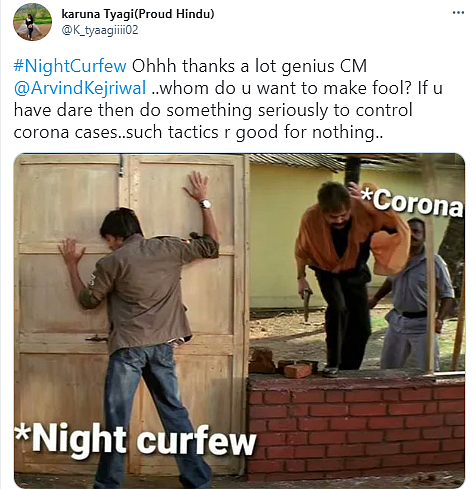 Delhi Just Announced a Night Curfew and Twitter Is SO Not for It