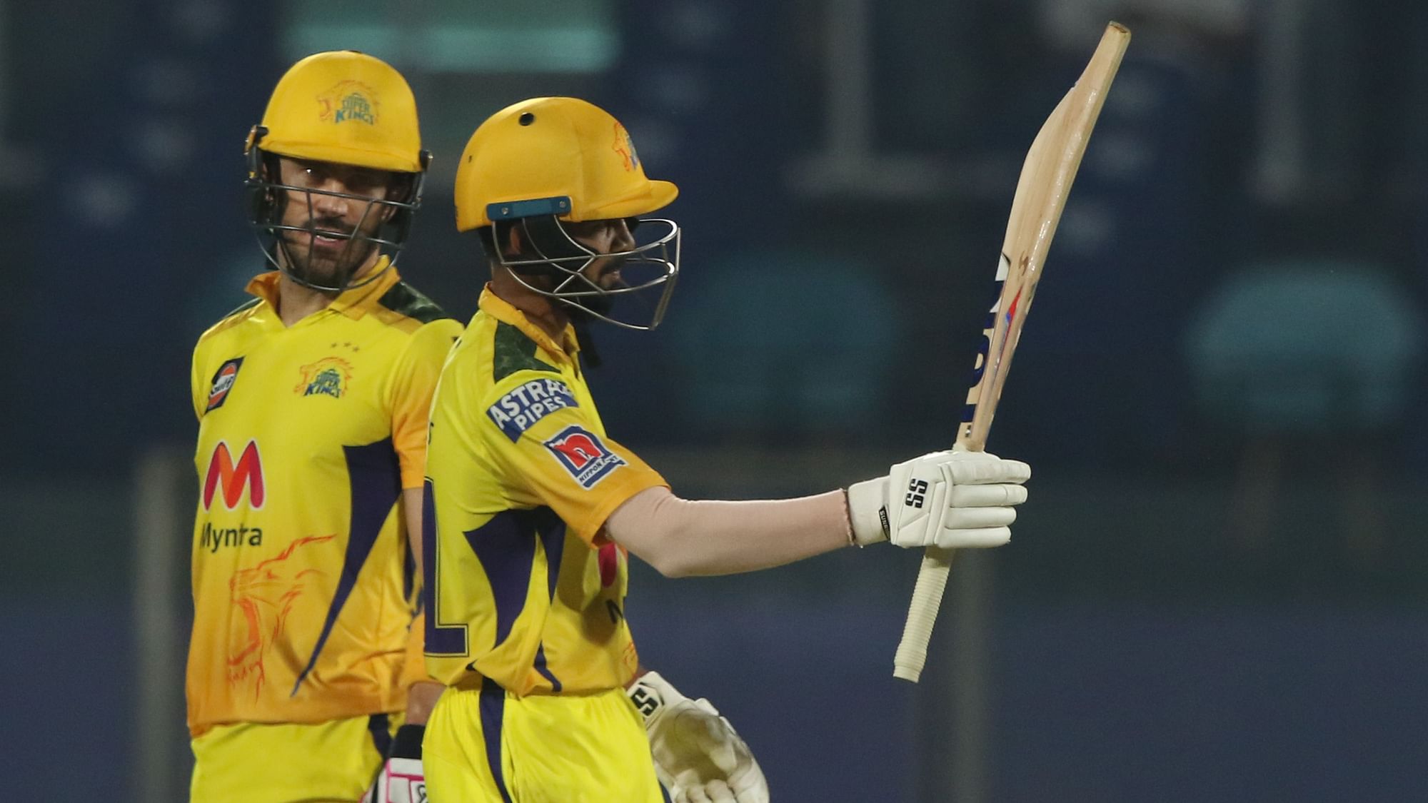 Faf du Plessis and Ruturaj Gaikwad scored fifties against SRH on Wednesday.