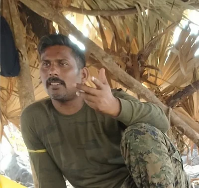 CRPF commando in Maoist captivity.