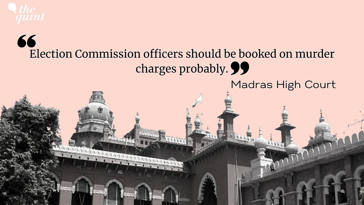 EC Should Be Booked for Murder: Madras HC Chides Poll Body