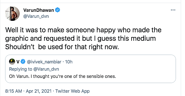 Varun Dhawan Called Out for 'Tone Deaf' B'day Tweet; Deletes It