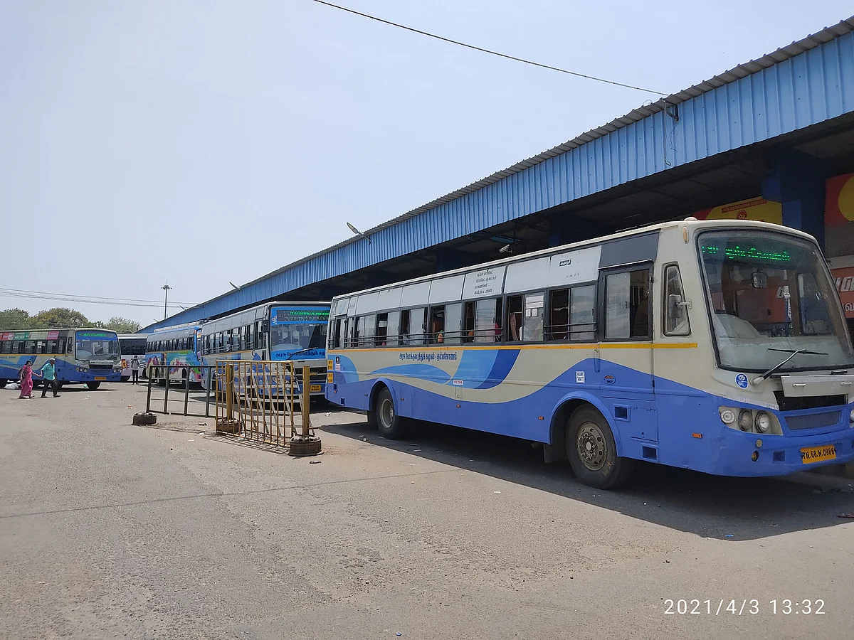 Trichy City main bus stop